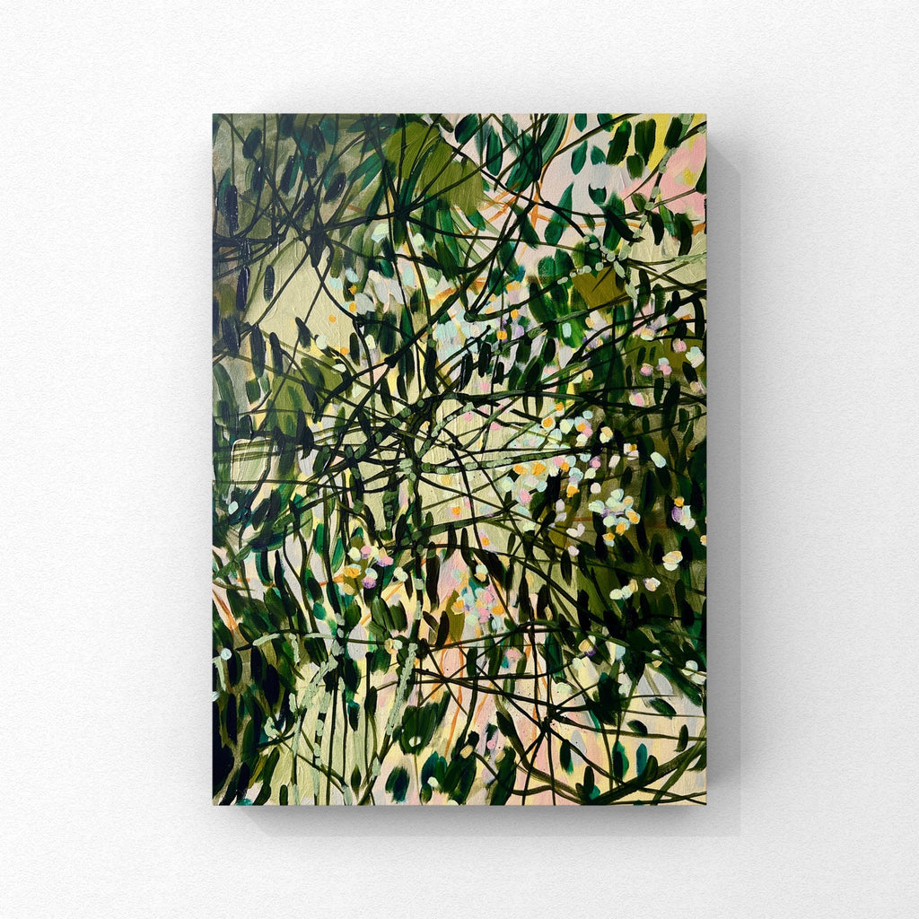 Tangled, Green - Adele Gilani Art Gallery