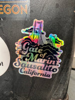 Gate of Marin Sticker - Adele Gilani Art Gallery