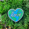 Love Earth Die Cut Sticker - Adele Gilani Art Gallery