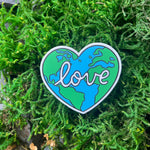Love Earth Die Cut Sticker - Adele Gilani Art Gallery