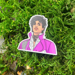 Purple Reign Jacket Die Cut Sticker - Adele Gilani Art Gallery