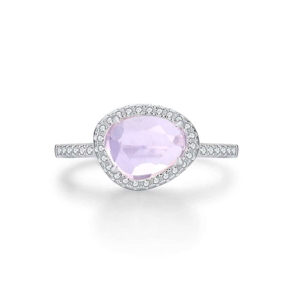 Vivian Grace Jewelry - Luxe Lavender Quartz Ring - Adele Gilani Art Gallery